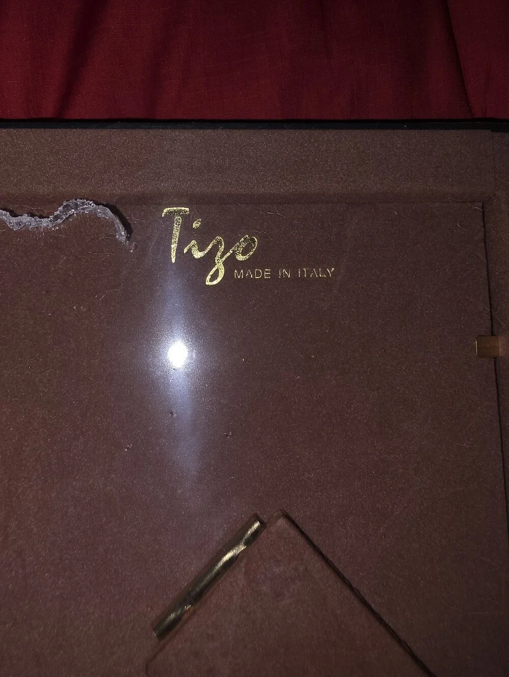 Tizo SEALED! NIB! Patricia Handcrafted Brown Burl Wood Frame. Sz 5x7. R2S!